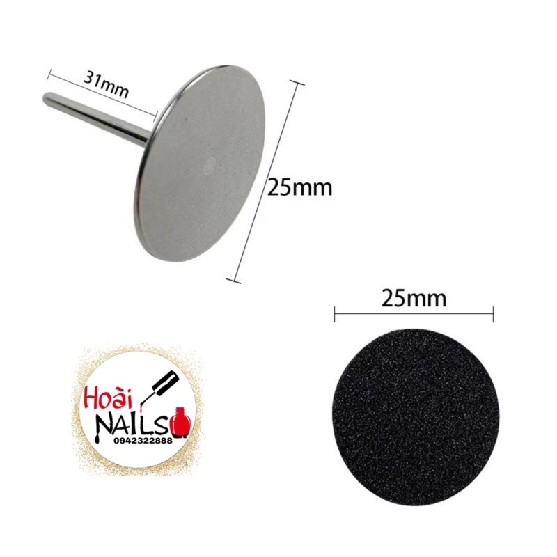 Đầu mài đa năng mài móng, chà gót - phụ kiện nail