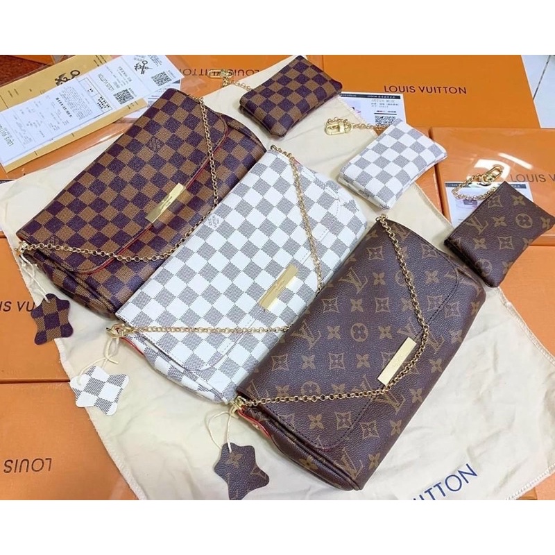 Set Lv kèm ví có dây đeo