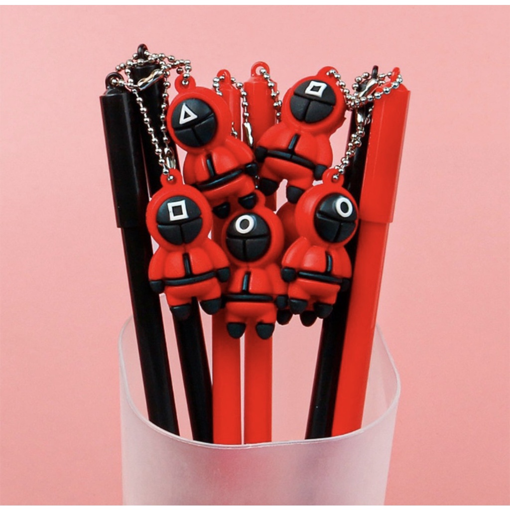 Bút mực gel Squid game , bút gel trò chơi con mực ngộ nghĩnh