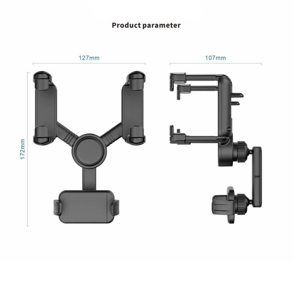 Giá Đỡ Điện Thoại Xoay 360 Độ Gắn Kính Chiếu Hậu Tiện Dụng° Giá Đỡ Điện Thoại Gắn Xe Hơi Tiện Lợi