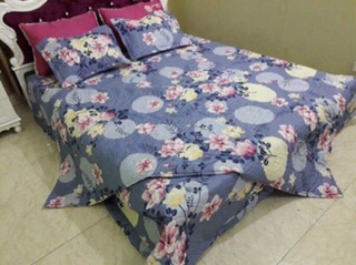 Set ga gối poly trần bông