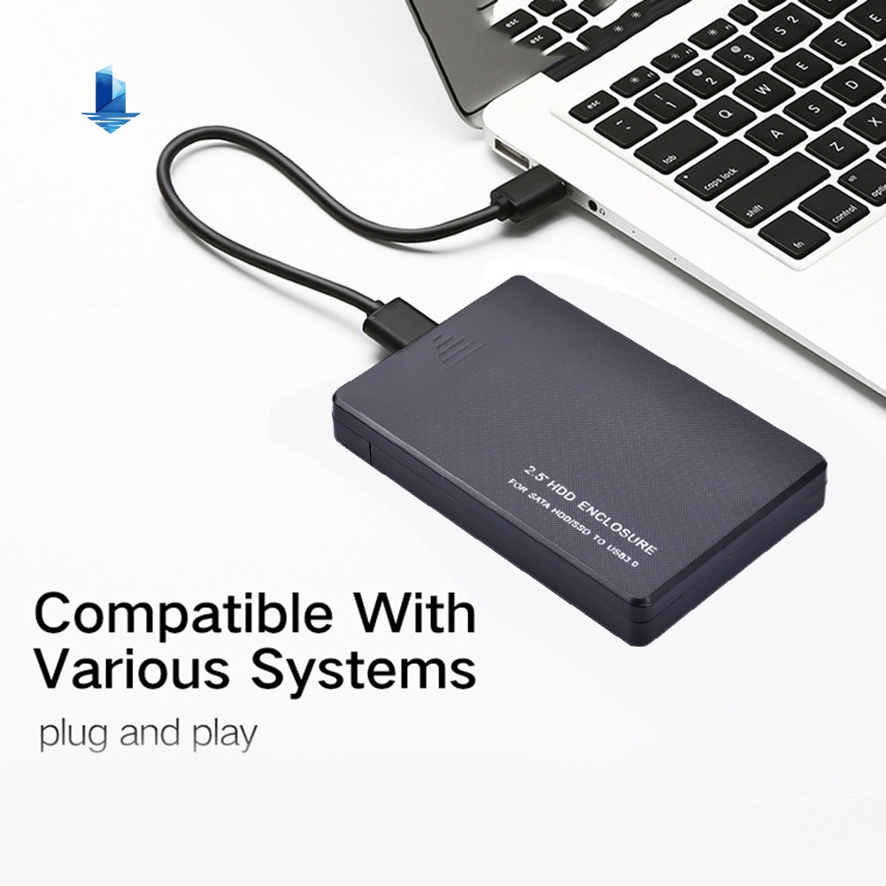 Hw Hộp Đựng Ổ Cứng Ngoài Usb 3.0 5gbps 2.5inch Sata Hdd Ssd Cho Pc | BigBuy360 - bigbuy360.vn