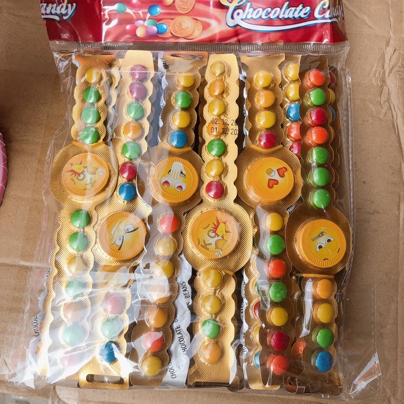 sỉ bịch 30 vỉ kẹo socola hình đhồ