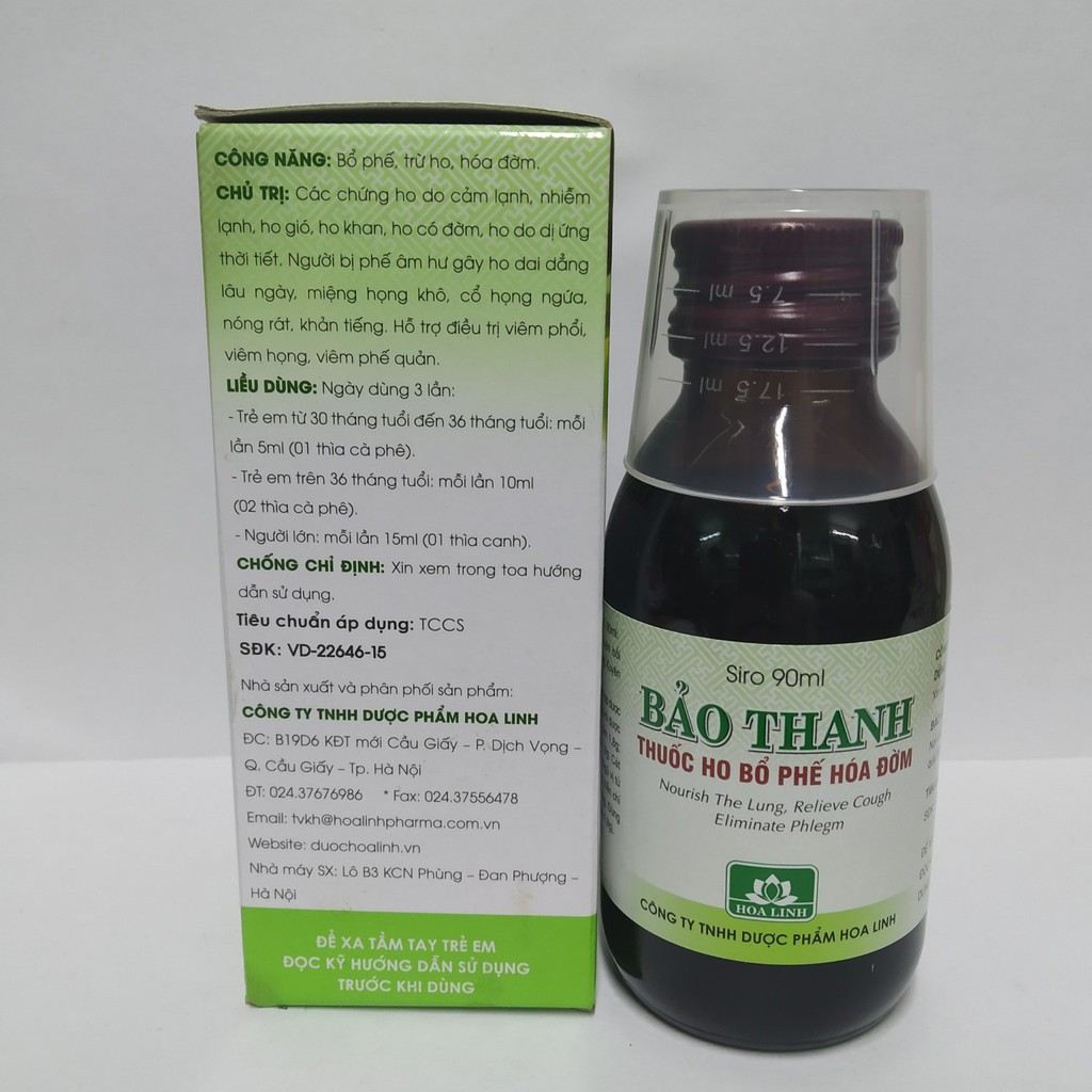 Siro ho Bảo Thanh