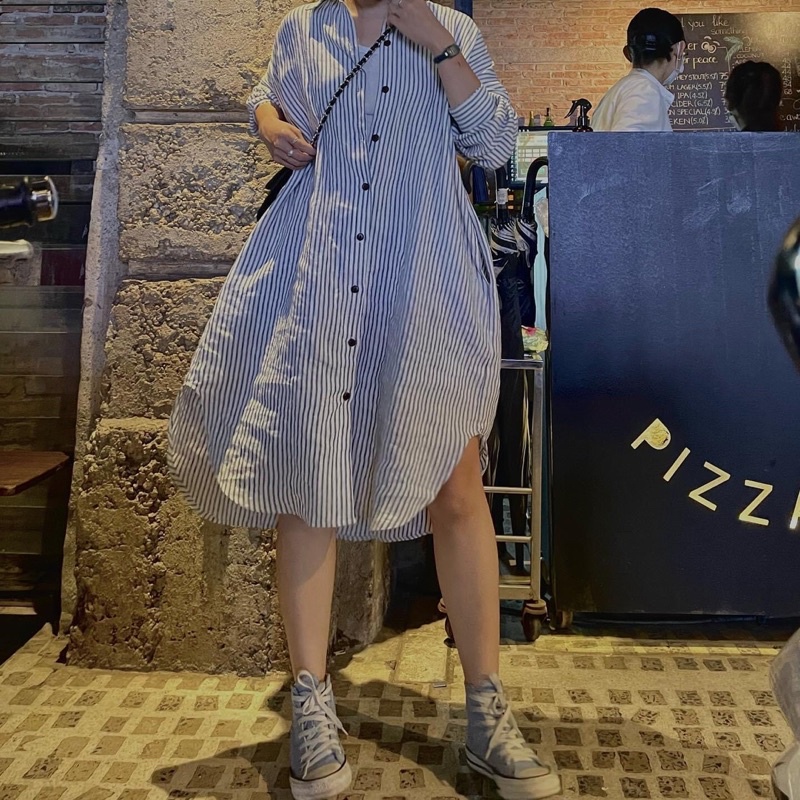Đầm Sơ Mi - Linen - Rie Dress - PHUTA