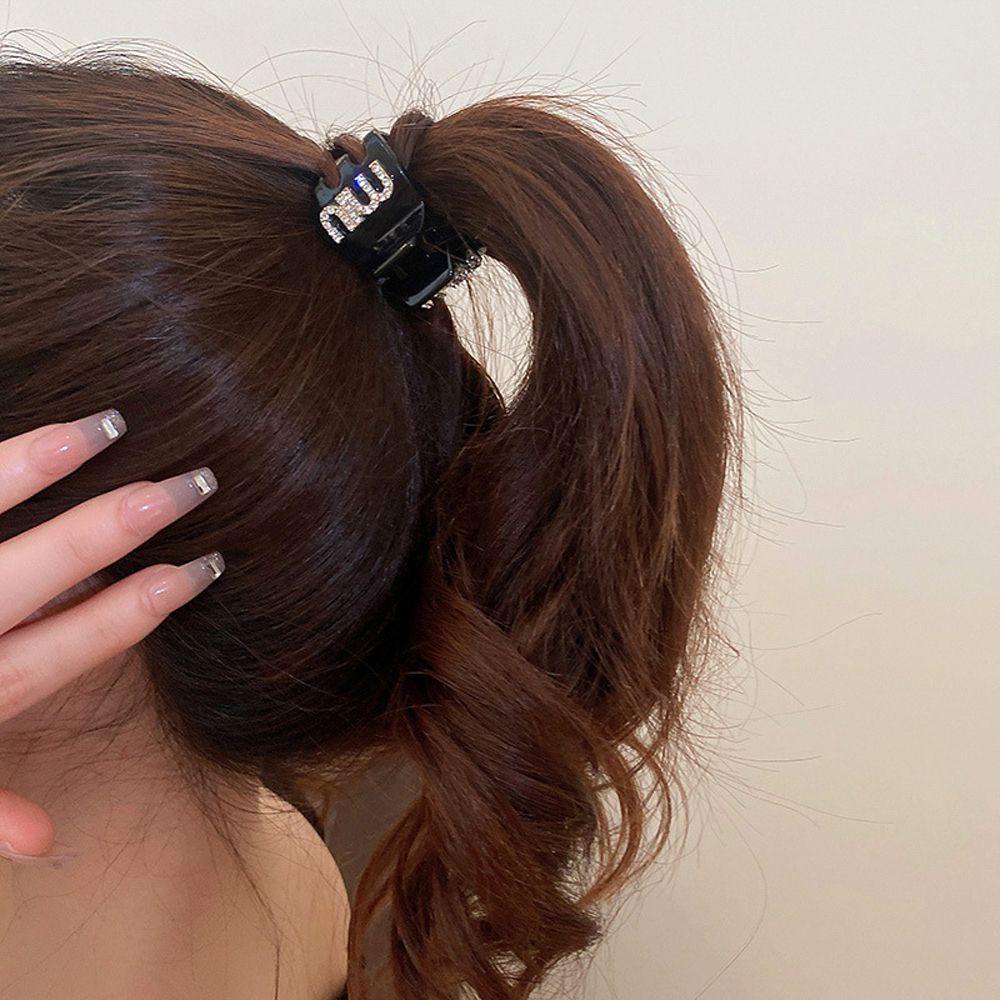 Kẹp Tóc Càng Cua Họa Tiết Hành Tinh Chữ Cái Xinh Xắn WMES15H Cho Nữ|Kẹp Tóc Hình Cá Mập Dễ Thương