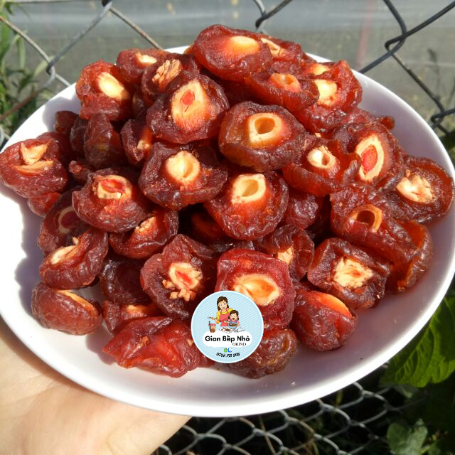 Mứt đào chẻ sấy dẻo đà lạt thơm ngon lạ miệng - hủ 500g