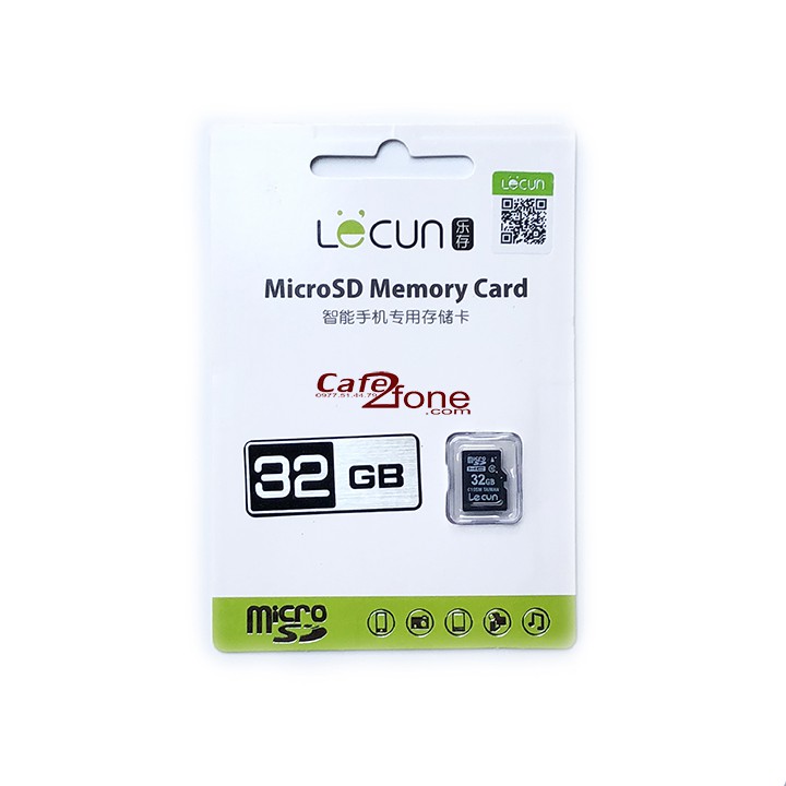 Thẻ nhớ Micro SDHC Lecun Class 10 chính hãng bảo hành 5 năm