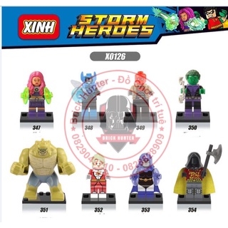 Xếp hình X 0126 minifigures DC super heroes mô hình các nhân vật siêu anh hùng - phản diện teen Titan
