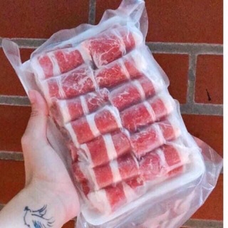 BA CHỈ bò mỹ cuộn Lẩu Nướng 1kg chuẩn ngon nạc nhiều