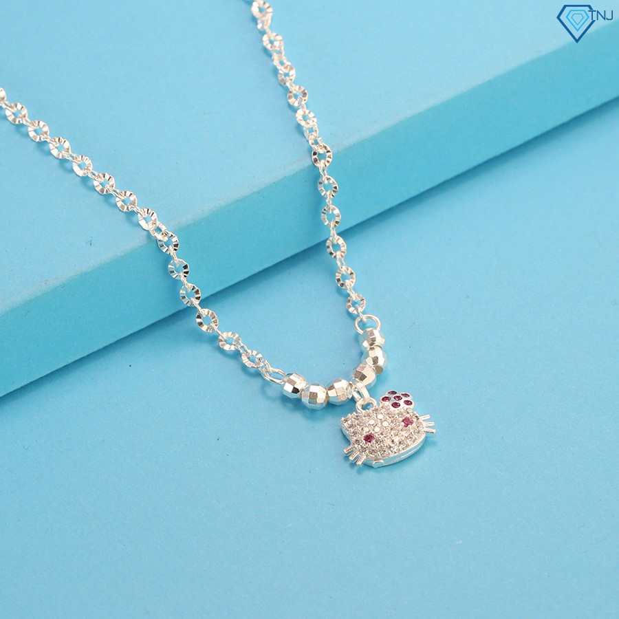 Quà sinh nhật cho bé gái - Dây chuyền trẻ em nữ hình Hello Kitty DTN0005 - Trang Sức TNJ