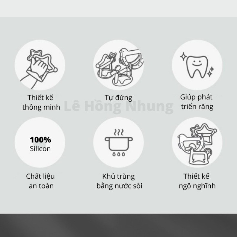 Gặm nướu Moyuum hình pony hàng chính hãng Hàn Quốc