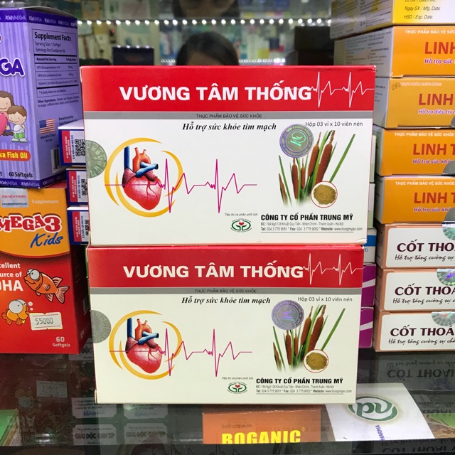 VƯƠNG TÂM THỐNG hỗ trợ điều trị người bệnh tim