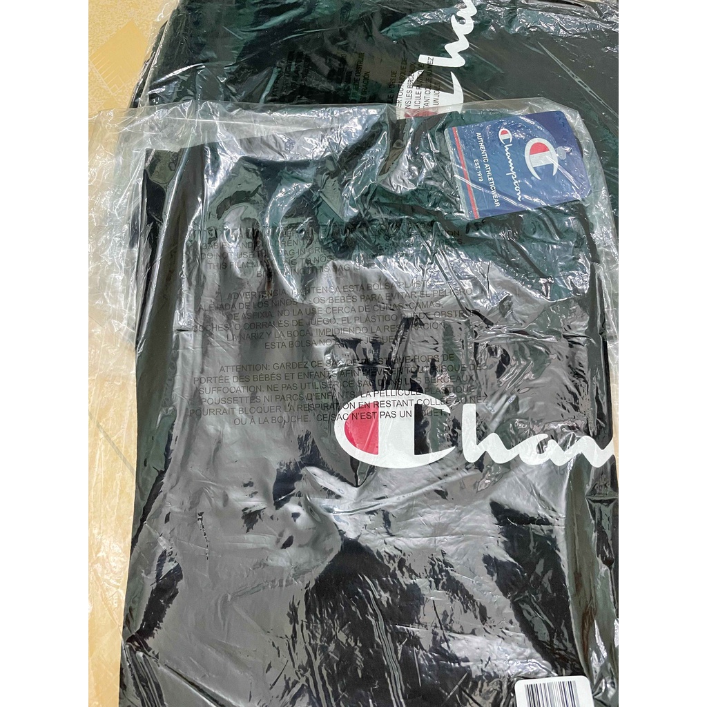 Áo thun nam Champion Script Logo Athletic Fit chính hãng