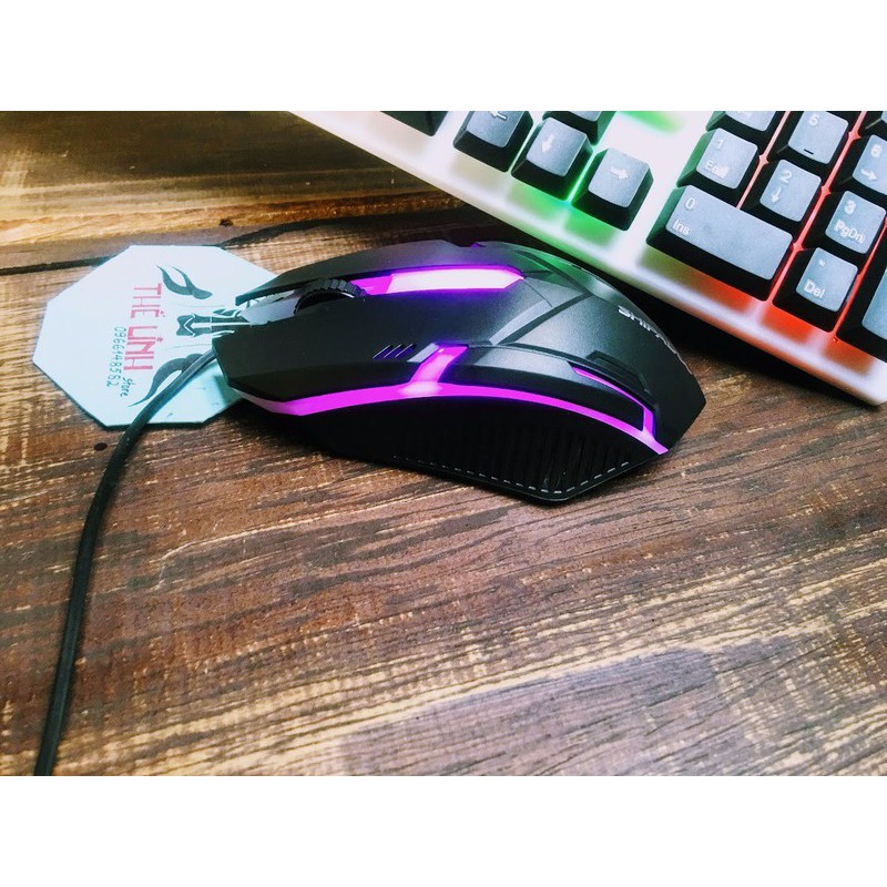 Bộ Bàn Phím Giả Cơ Kèm Chuột Chuyên Game Có Đèn LED Đổi Màu - BBPVCPS-2 | BigBuy360 - bigbuy360.vn