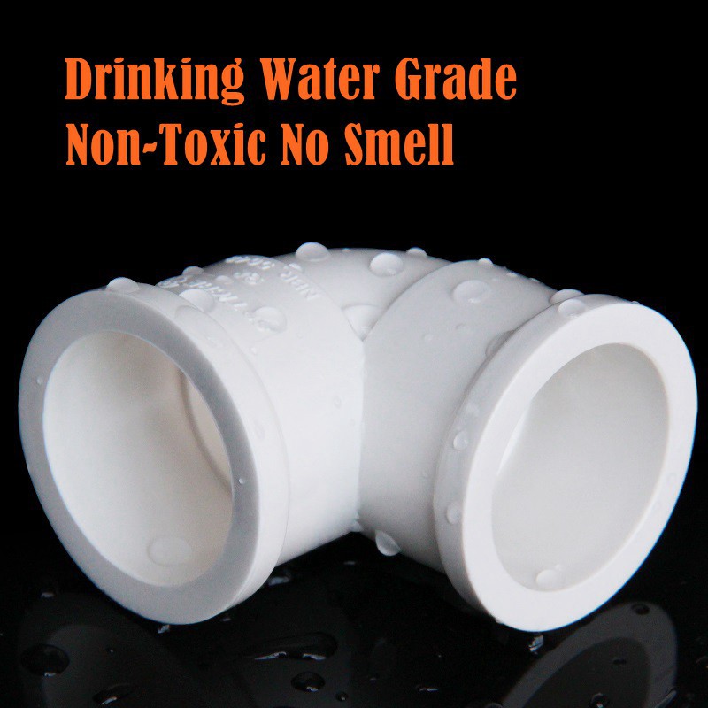 Set 5 đầu nối ống nước vuông góc 90 độ 20mm - 40mm dùng cho bể cá