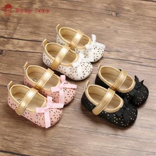 Giày tập đi thắt nơ bướm cho bé gái 0-18 tháng tuổi