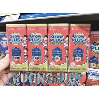 (48 Hộp) Sữa bột pha sẵn grow plus đỏ 180ml, dinh dưỡng cho trẻ suy dinh dưỡng thấp còi