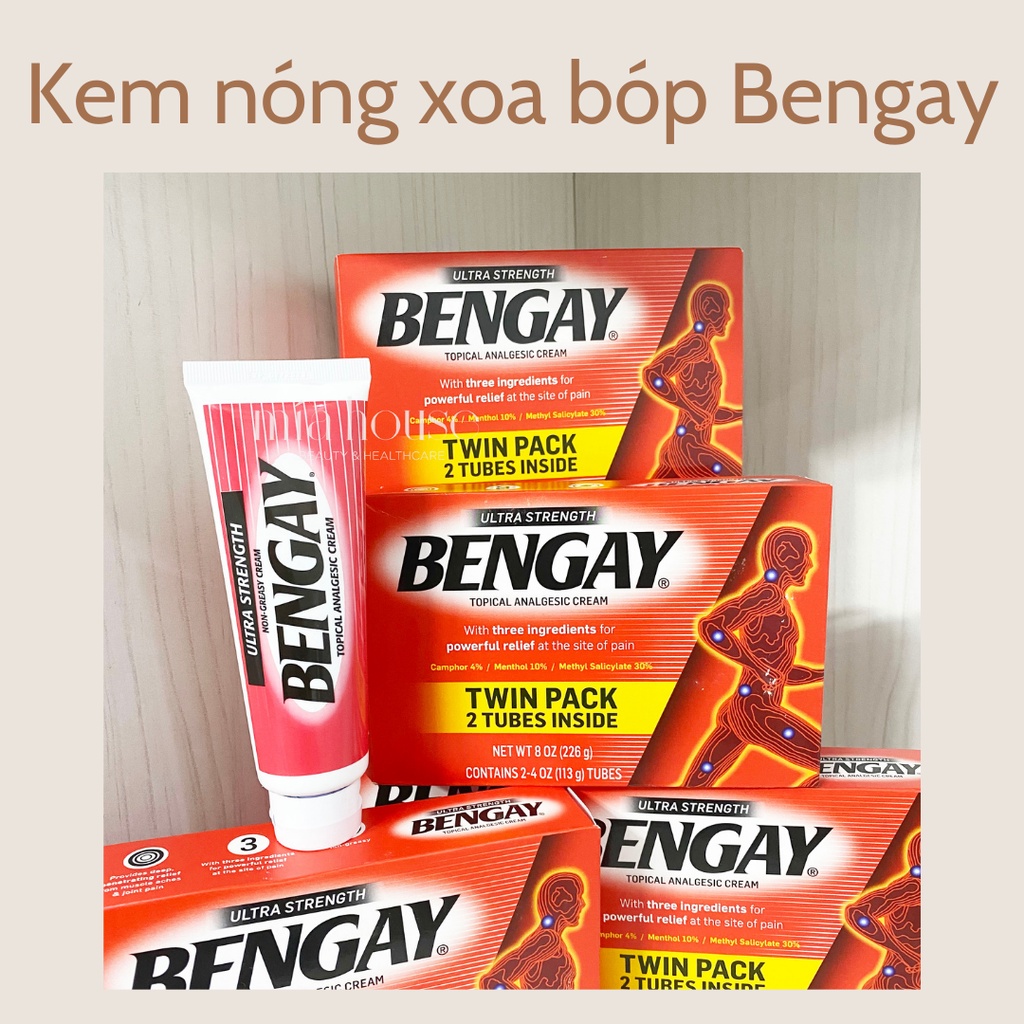 Kem thoa nóng Bengay Ultra Strength 113g