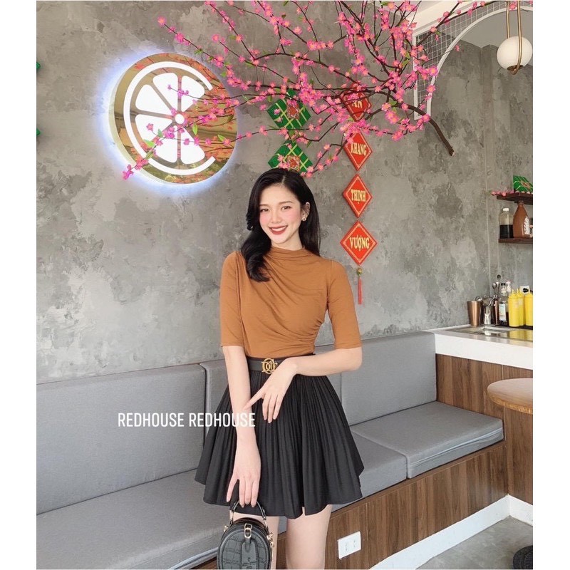 Chân Váy Xòe Xếp Ly Nhỏ 2 Màu Kèm Đai Cao Cấp Loại 1 Freeship, Chân Váy Xếp Ly Màu Đen Siêu Xinh Đi Chơi Sang Chảnh QC | BigBuy360 - bigbuy360.vn