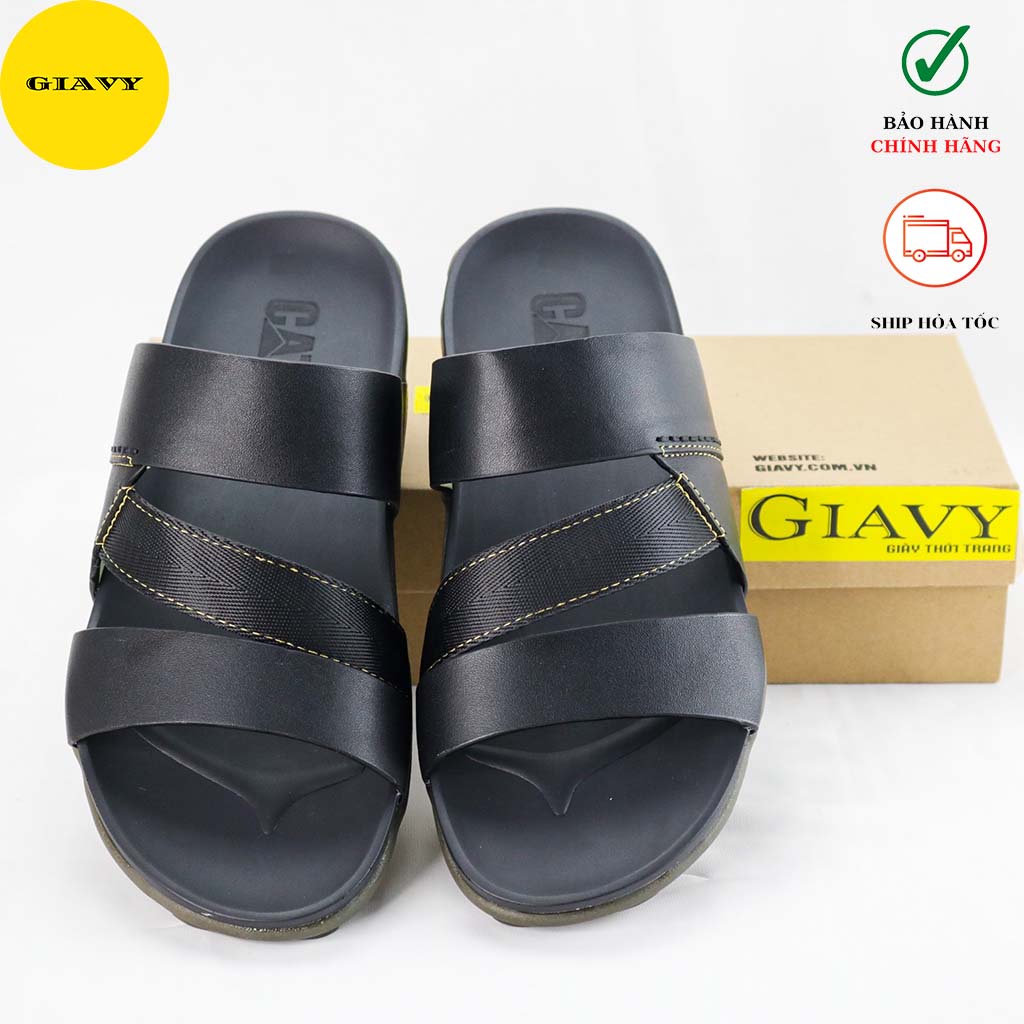 Dép nam quai da, đế doctor thời trang Z0023 - GIAVY