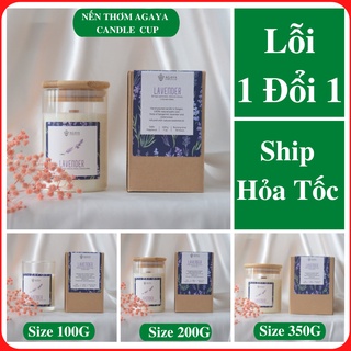Nến thơm lavender cao cấp agaya candle cup - mùi lavender