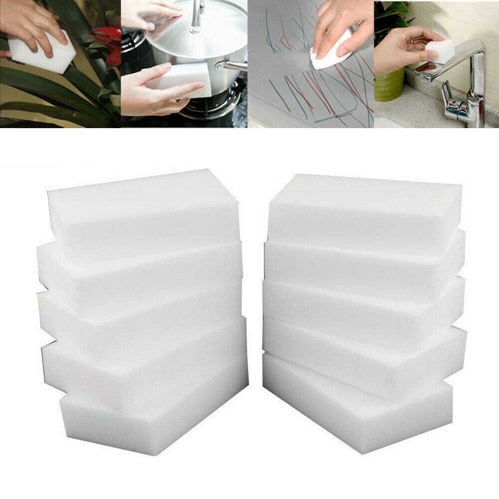 100Pcs White Cleaning Magic Sponge Eraser Melamine Cleaner multi-functional foam