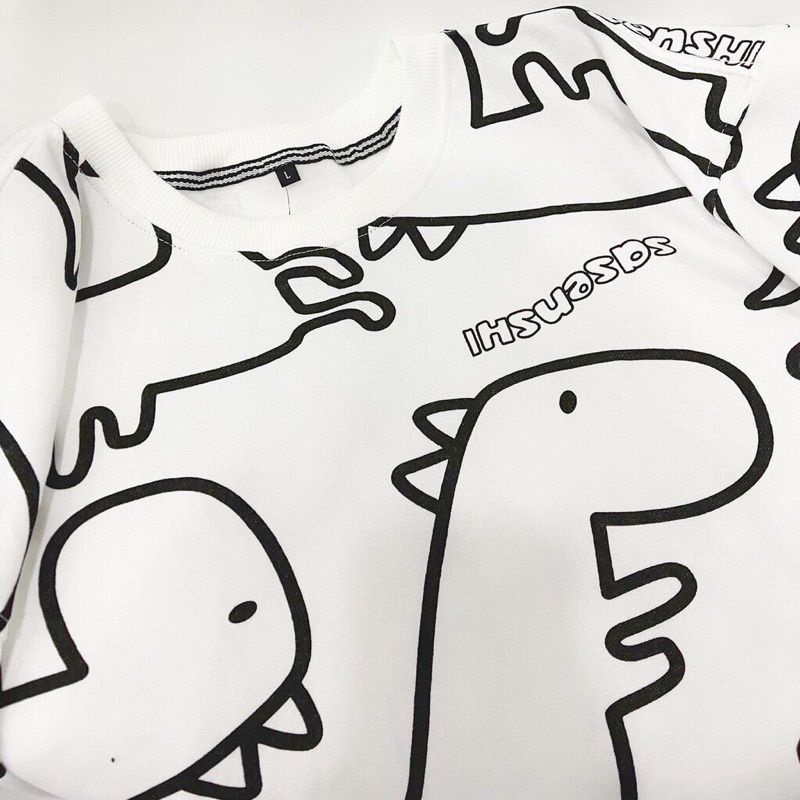 [SIÊU HOT] Áo Sweater Form Rộng Nỉ Hoạ Tiết Kng Long Tay Dài Ulzzang Hot ( Ảnh Thật+ Hà)