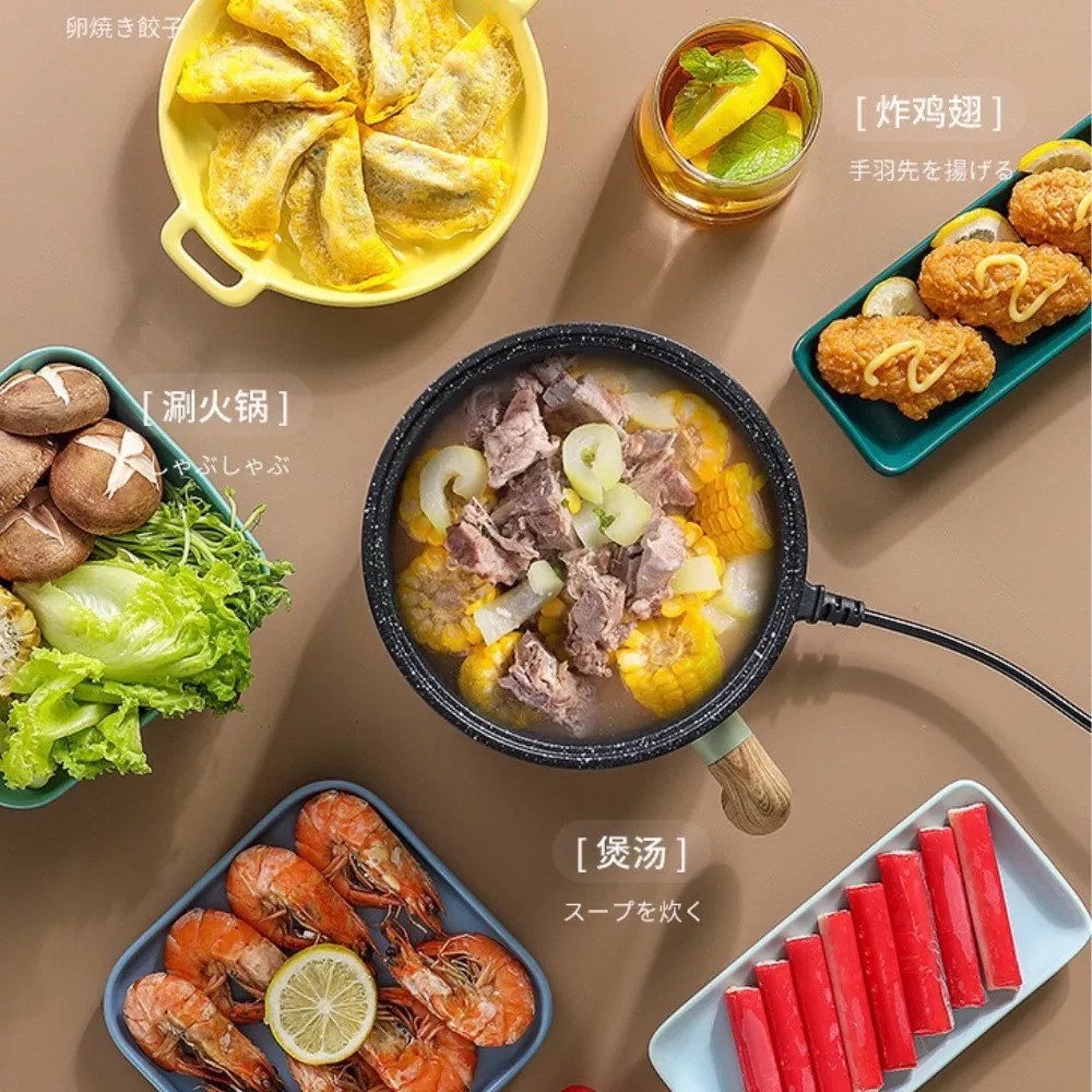 Nồi Lẩu Điện Mini Đa Năng - CA MÌ 2 TẦNG  SHANBAN KHO BUON PHIA NAM