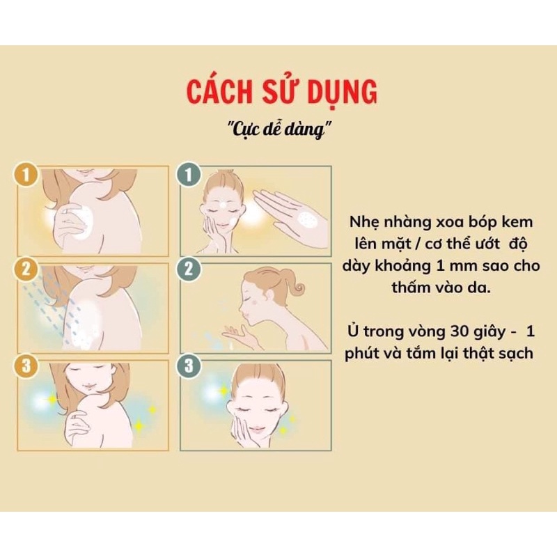 Kem ủ trắng tẩy tế bào chết cho face và body Maputi Scrub