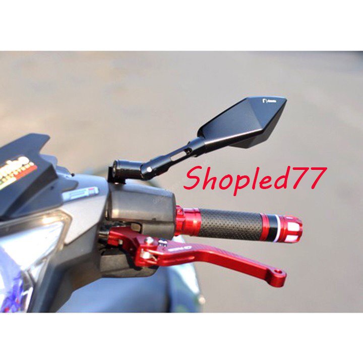 Gương 5 Cạnh L1 Đủ Màu Cho Mọi Loại Xe Máy Rizoma Nhôm CNC