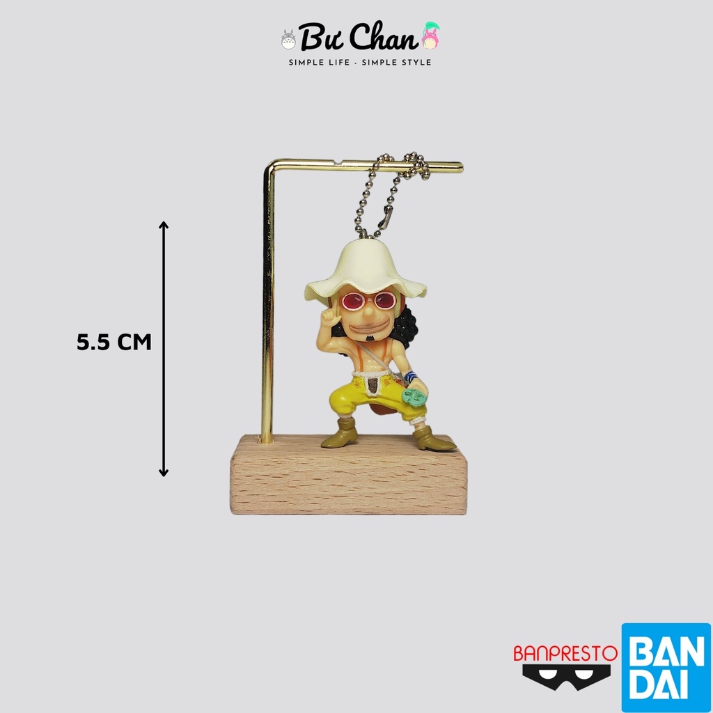 Móc khóa - Mô hình mini băng Mũ Rơm One Piece