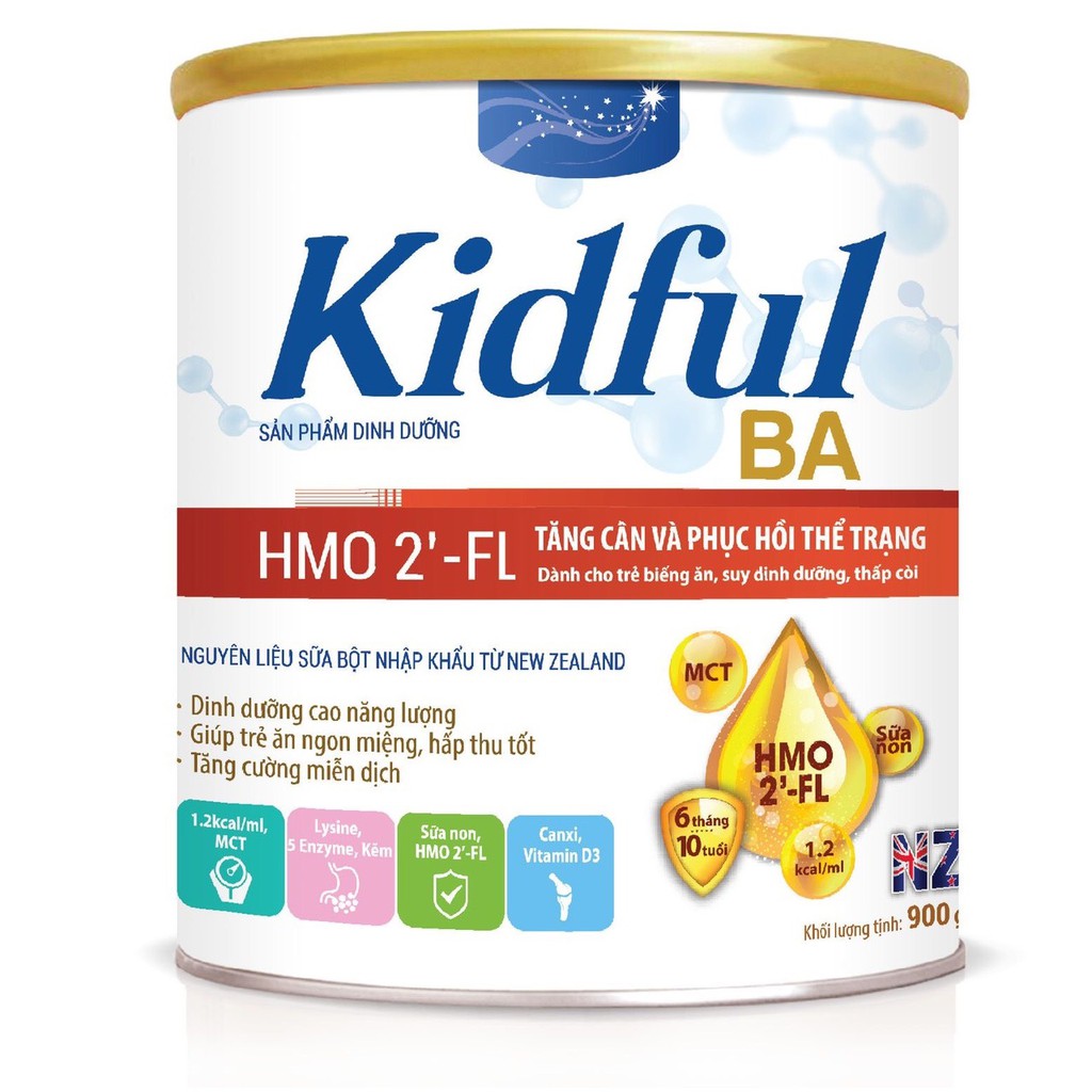 Sữa bột Kidful BA 900g