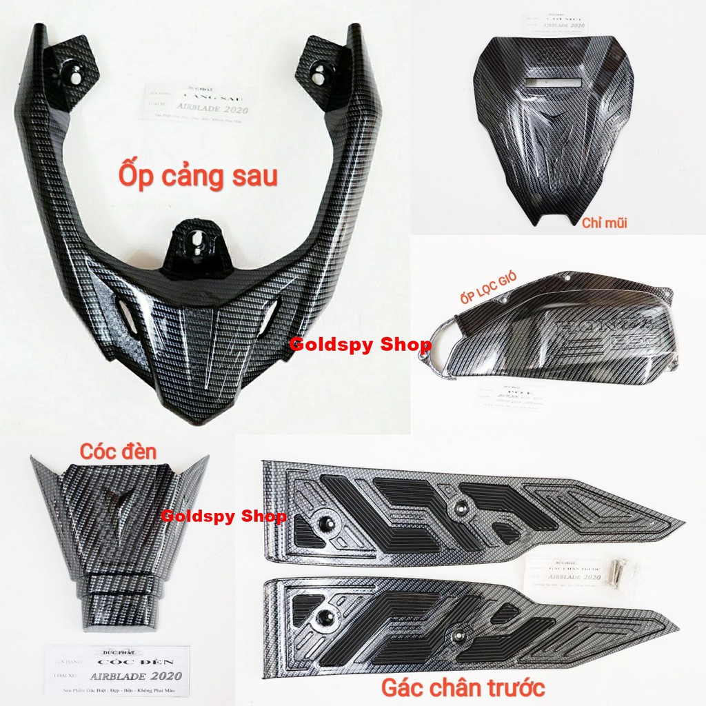 Ốp Carbon trang trí Air Blade 2020