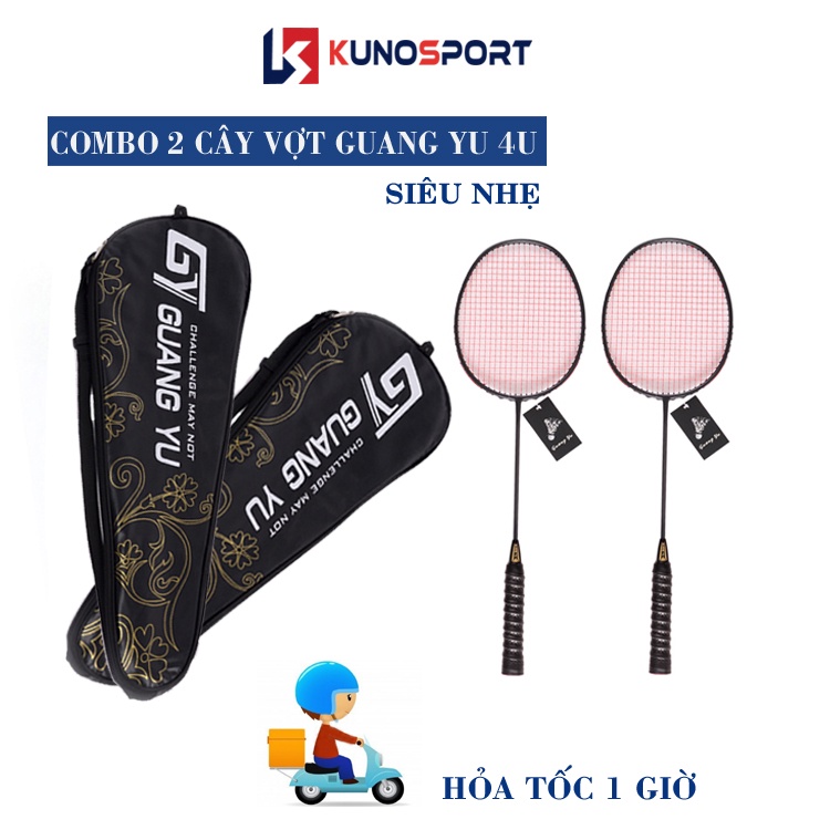 Combo 2 Cây Vợt cầu lông Guang Yu 4U công thủ toàn diện 82g siêu nhẹ ( 1 đôi ) -V01