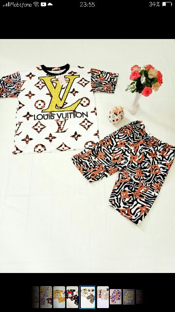 Đồ bộ thun lạnh 3D nữ mặc ở nhà từ 42-52kg | BigBuy360 - bigbuy360.vn