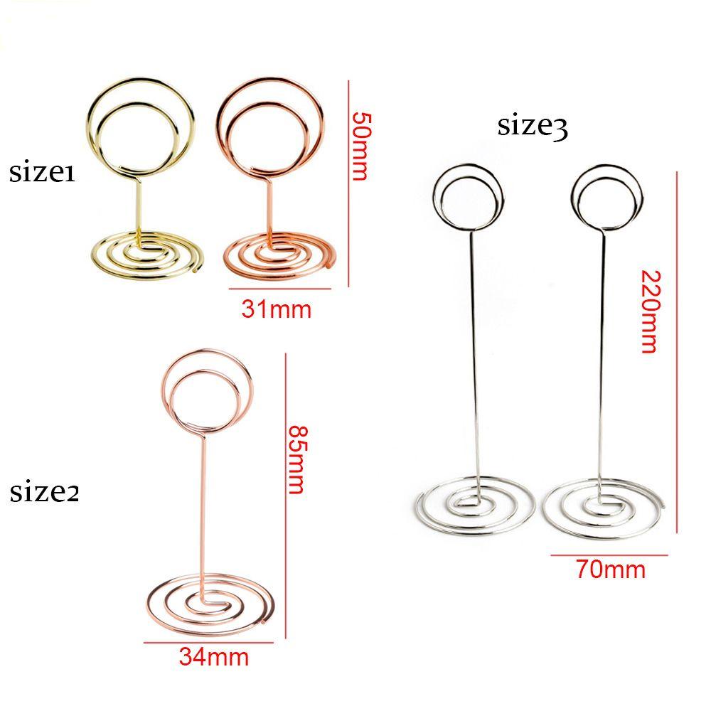 1 Kẹp Giấy Kim Loại zaijie24 Màu Vàng Hồng Kẹp Ảnh Cưới / Ảnh