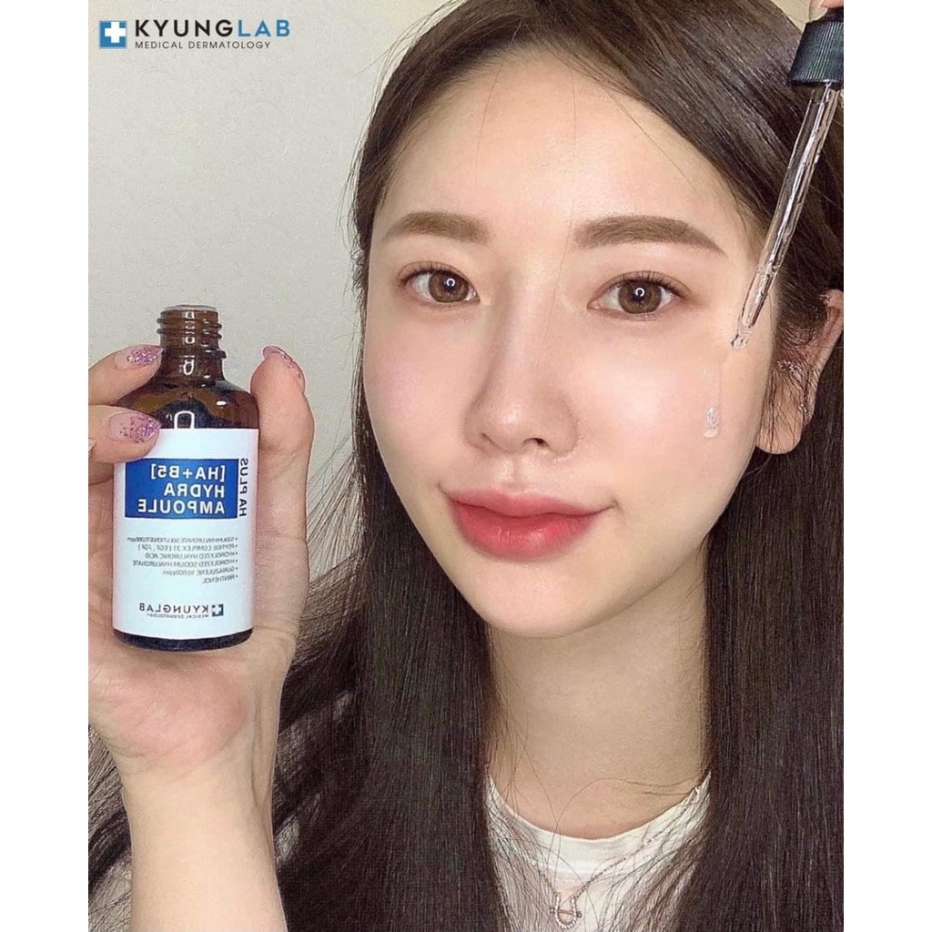 Tinh chất serum căng bóng da KYUNG LAB/ KYUNGLAB HA PLUS  HYDRA AMPOULE 50ml chính hãng