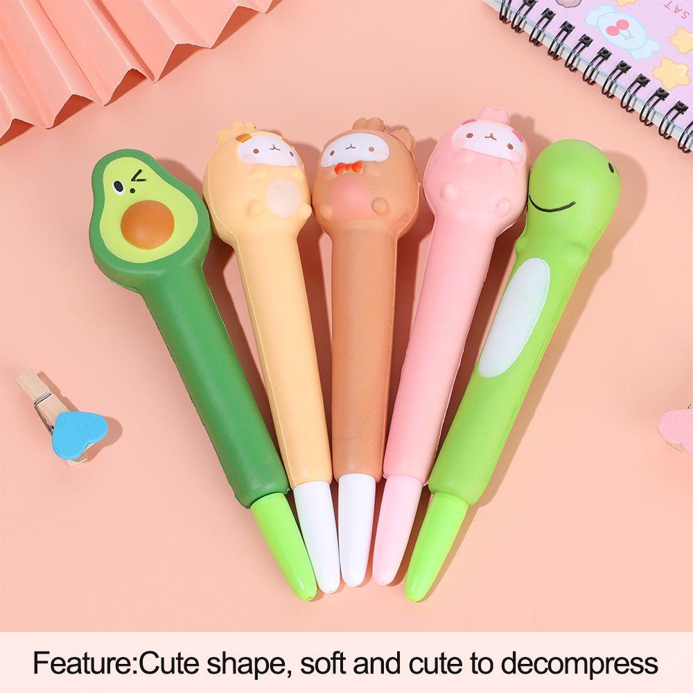 Bút Mực Gel Có Mút Xốp Dễ Thương Giúp Giảm Căng Thẳng