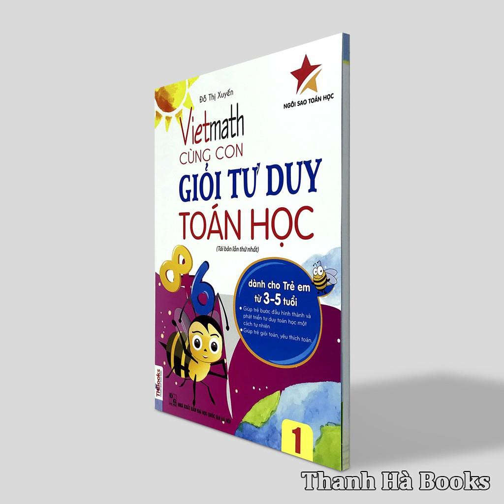 Sách - Vietmath - Cùng con giỏi tư duy toán học 1 (Tái bản 2020)