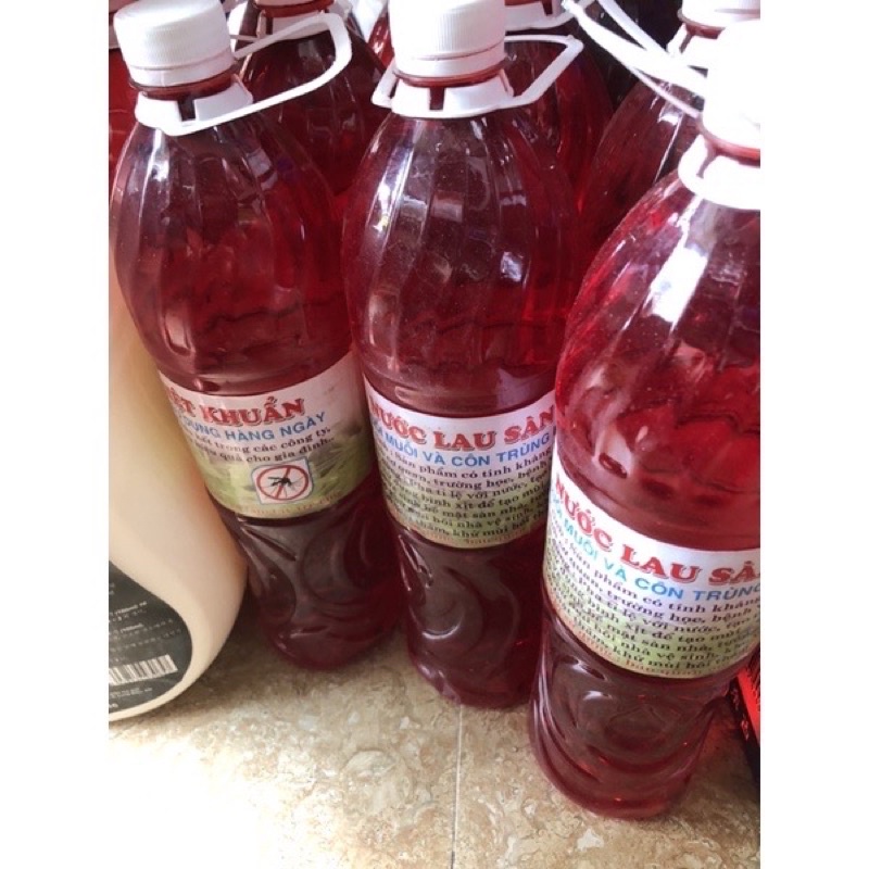 Nước lau sàn đuổi muỗi bệnh viện - Nước lau sàn khử trùng chai 1.5 lít