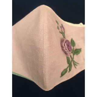 khẩu trang thêu handmade(có nút điều chỉnh)