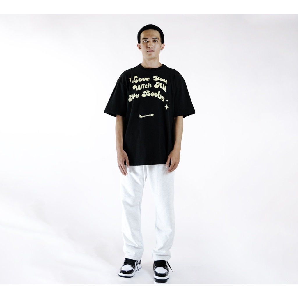 QUẦN DÀI XÁM TRẮNG UNISEX &quot; BASIC LIAM &quot; 100% COTTON FRENCH TERRY DÀY - liamstudio
