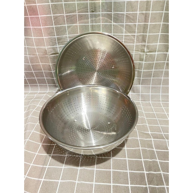 Hỏa tốc giá sốc -1 Rổ inox cao cấp Five Star 30cm quà tặng từ Vinamilk - Hàng chính hàng Five Star - Rổ cao cấp dày chắc