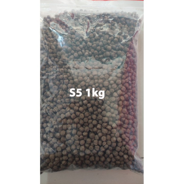 Cám cá stella cho cá koi s2,s3,s5,s7 | Túi zip 1kg