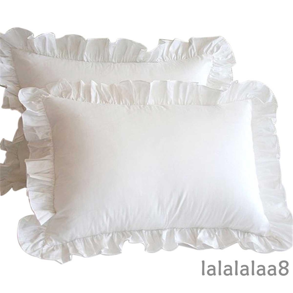 Vỏ Bọc Gối Màu Trắng Có Khóa Kéo Cho Trang Trí Phòng Ngủ / Nhà Cửa Laa8-Jj