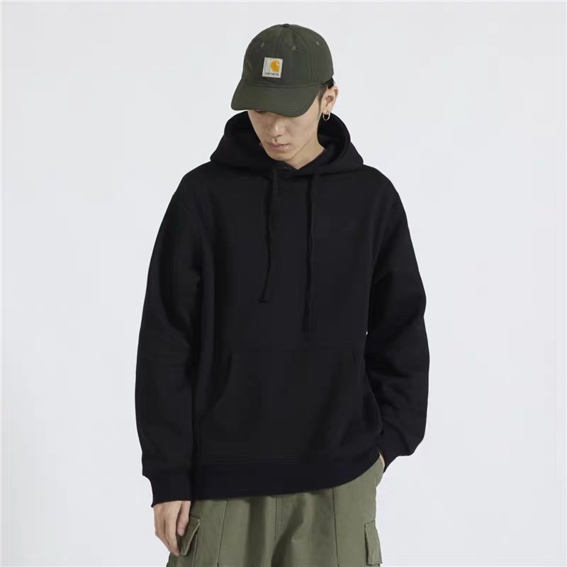 [ ÁO HOODIE ĐEN TRƠN ]- Hoodie nỉ lót lông