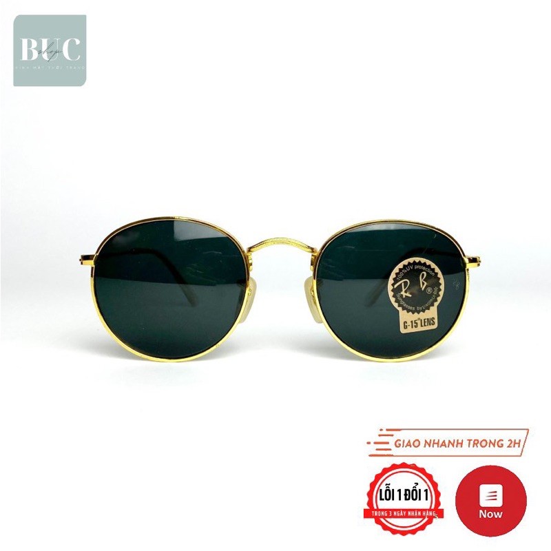 Kính mắt thời trang mắt tròn round BucShop dành cho nam nữ