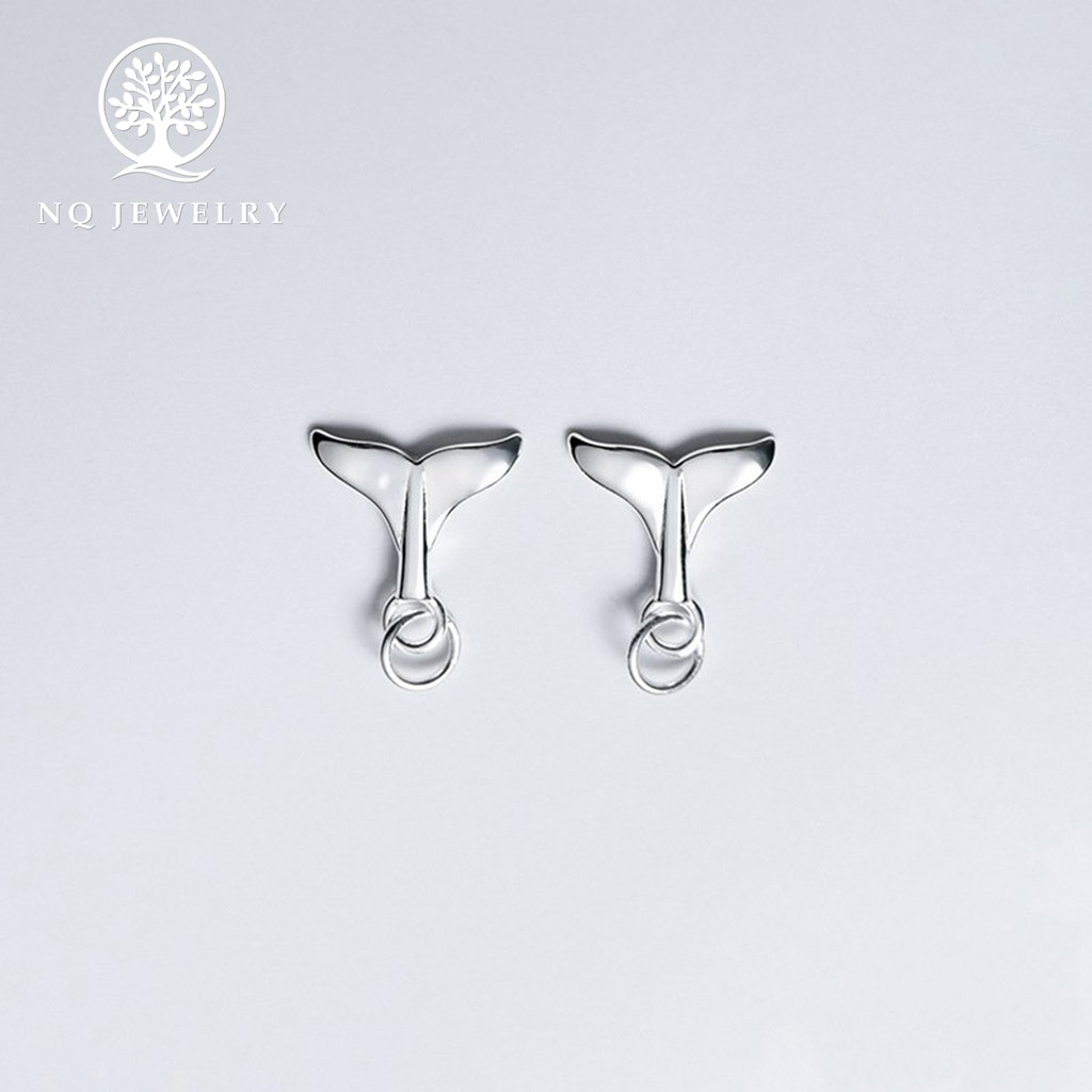 Charm bạc đuôi cá treo - NQ Jewelry