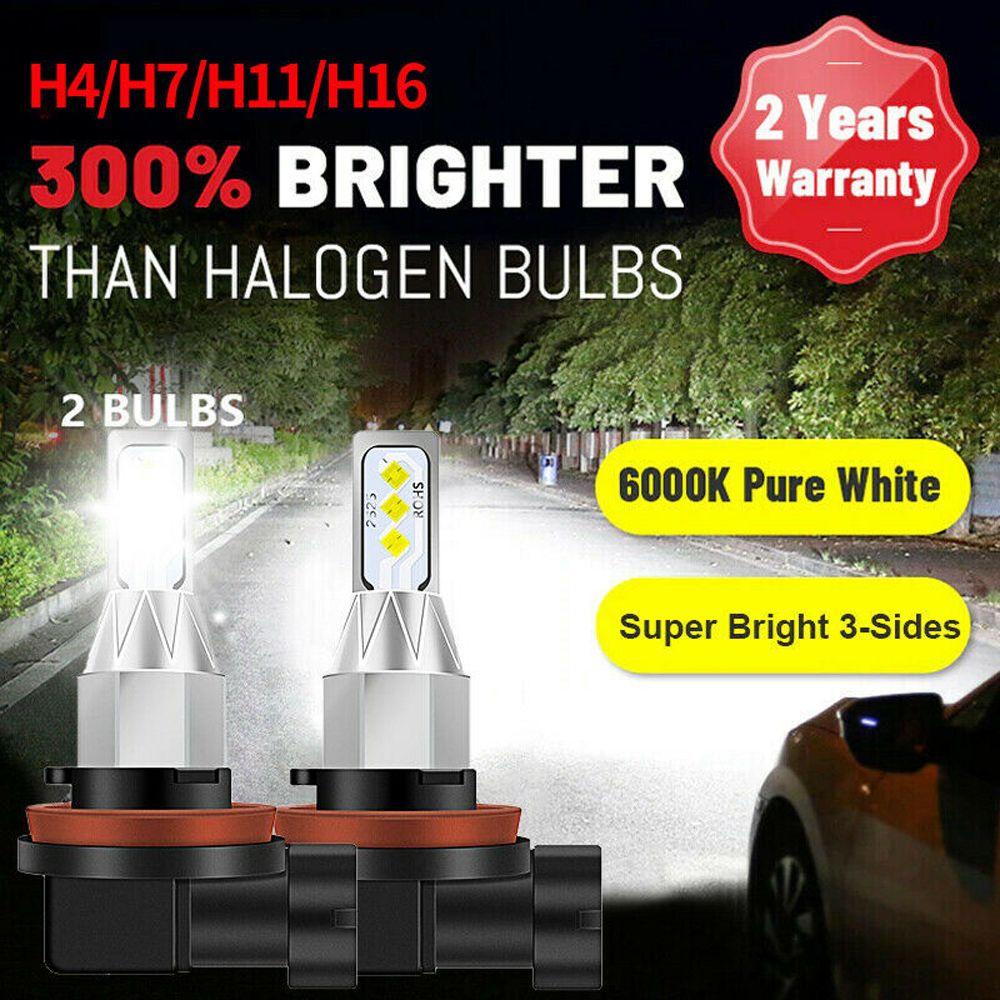 Set 2 Đèn Pha LED Mini Bằng Hợp Kim Nhôm Xoay 360 Độ Chuyên Dụng Cho Xe Hơi